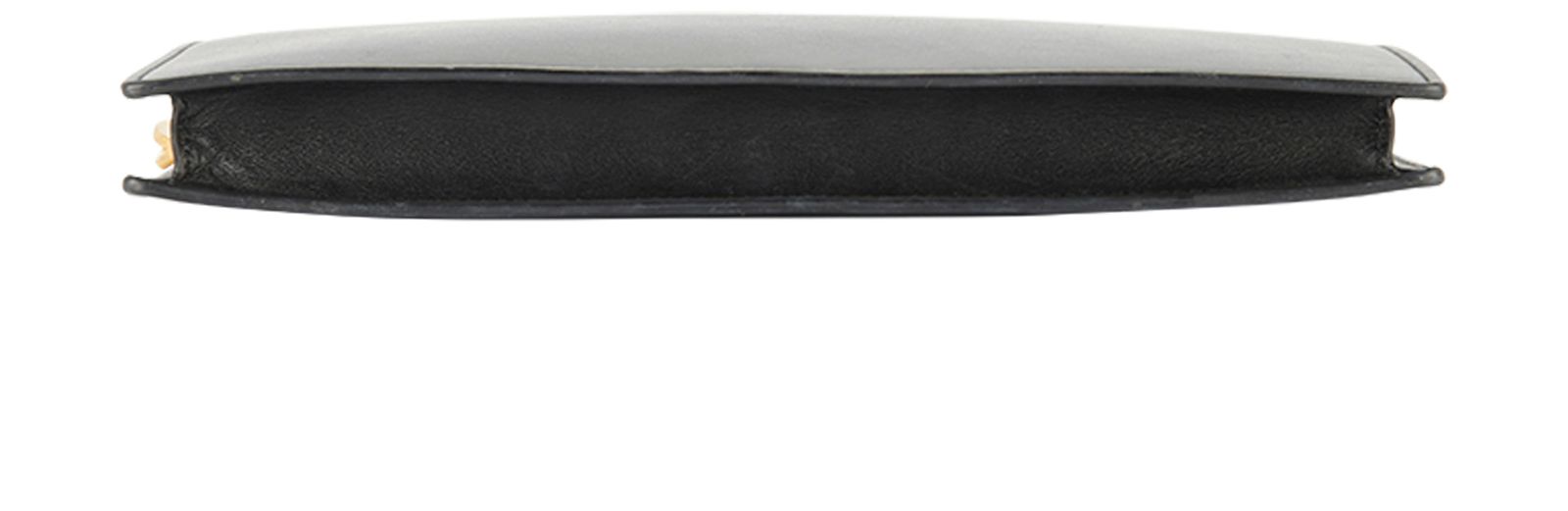 Leather Pouch, &pound;195, Handbags, Black, Leather, Top view